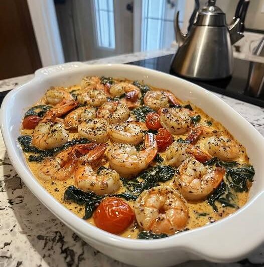 Creamy Tuscan Shrimp