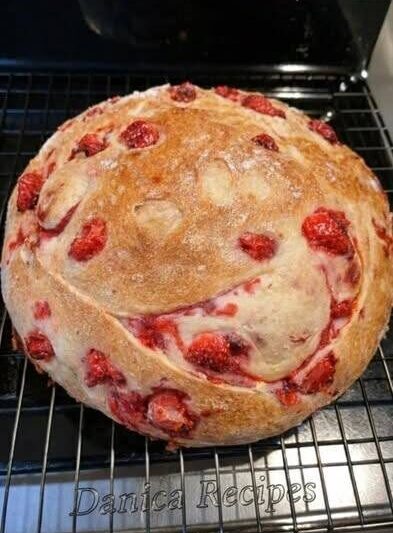 Swirled Berry Cream Cheese Bread